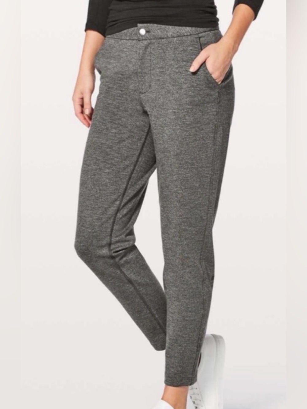 Lululemon Athletica City Trek Trouser Gray Size 2 Athletic Travel Bottoms